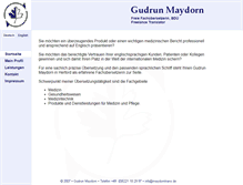 Tablet Screenshot of maydorntrans.de